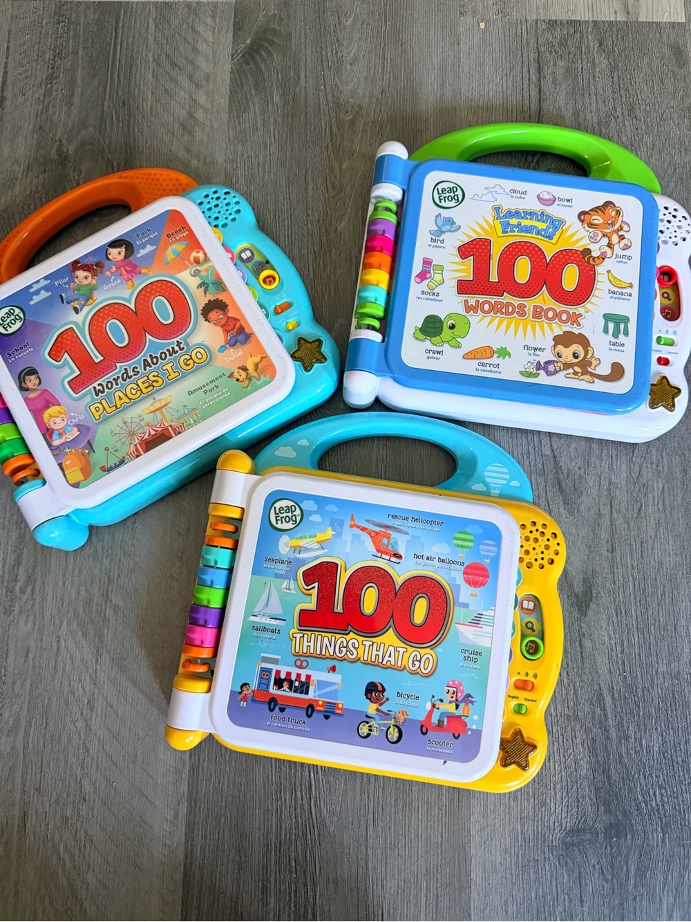 LeapFrog 100 Things That Go Interactive Learning Book - Yellow